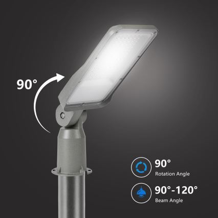 Brilagi - Lampe de rue LED extérieure articulée URBANLIGHT LED/50W/230V gris IP65