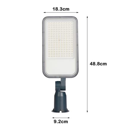 Brilagi - Luminaire de voirie LED URBANLIGHT LED/100W/230V anthracite IP65