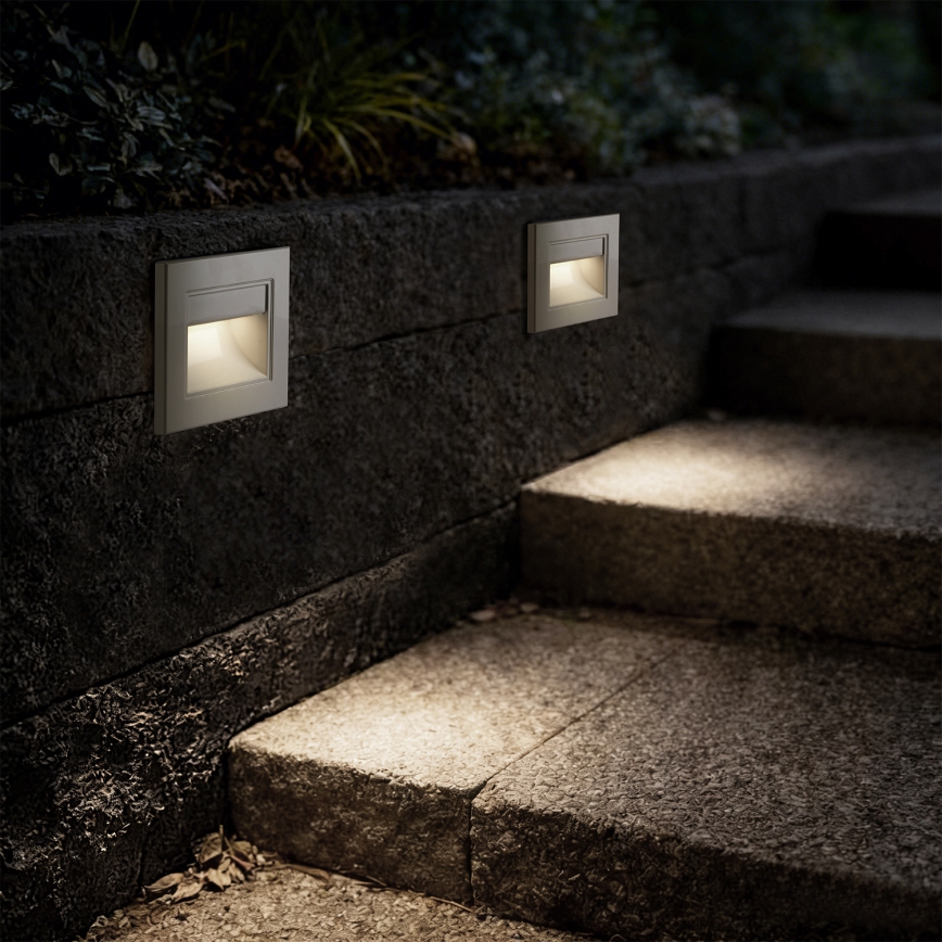 Brilagi - luminaire d'escalier LED STEP LIGHT LED/1,5W/230V IP44 blanc
