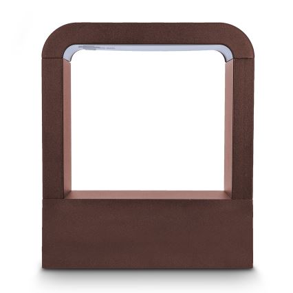 Brilagi - Applique murale extérieure LED BARI LED/7W/230V 3000/4000/6000K marron IP54