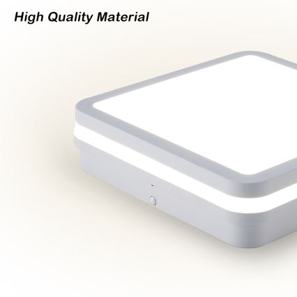 Brilagi - Luminaire d'extérieur LED BENE LED/24W/230V 26x26 cm blanc IP54