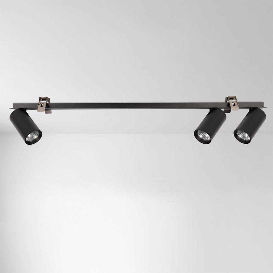 Brilagi - Luminaire encastré SELE 3xGU10/30W/230V noir