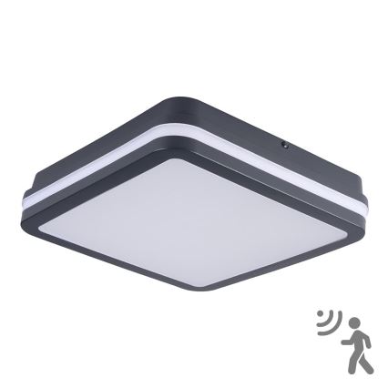 Brilagi - Luminaire LED d'extérieur avec détecteur de mouvement BENE LED/24W/230V 26x26 cm anthracite IP54