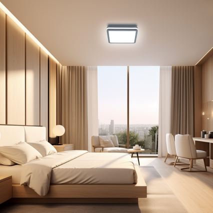 Brilagi - Luminaire LED d'extérieur avec détecteur de mouvement BENE LED/24W/230V 26x26 cm anthracite IP54