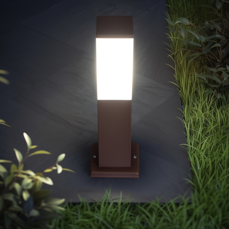 Brilagi - Luminaire extérieur NOVA 1xE27/15W/230V 40 cm IP44 marron