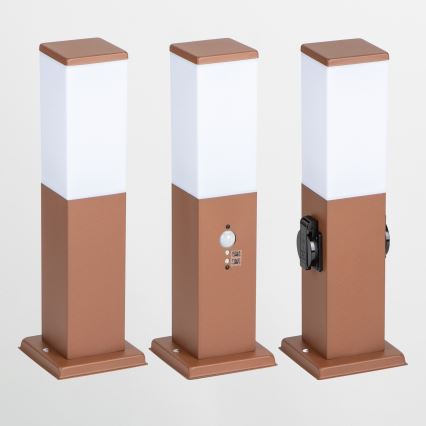 Brilagi - Luminaire extérieur NOVA 1xE27/15W/230V 40 cm IP44 marron