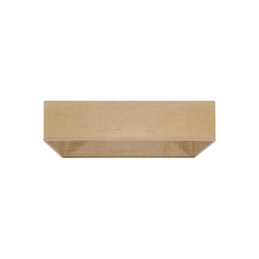 Brilagi - Plafonnier à intensité variable LED VELVET SQUARE LED/24W/230V 3000/4000/6500K + télécommande marron