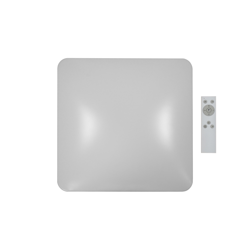 Brilagi - Plafonnier à intensité variable LED VELVET SQUARE LED/24W/230V 3000/4000/6500K + télécommande marron