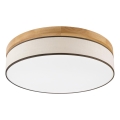Brilagi - Luminaire LED BELLADONNA LED/36W/230V Ø 50 cm crème/chêne