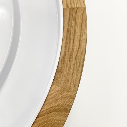 Brilagi - Luminaire LED BELLADONNA LED/36W/230V Ø 50 cm crème/chêne