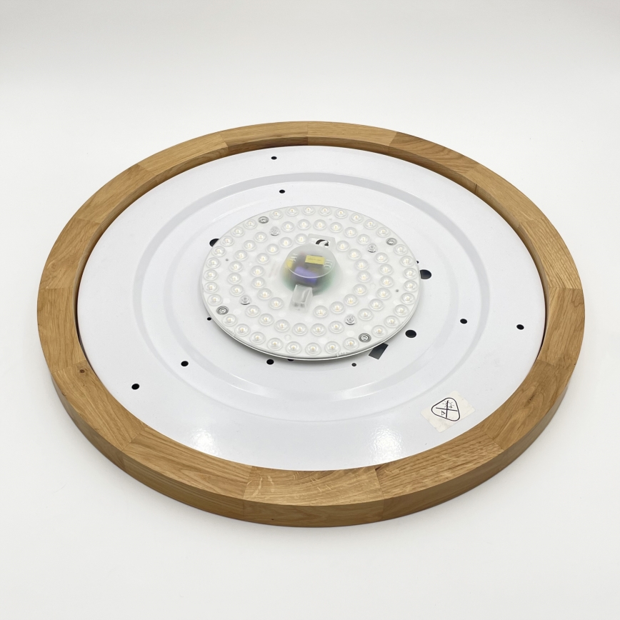 Brilagi - Luminaire LED BELLADONNA LED/36W/230V Ø 50 cm crème/chêne