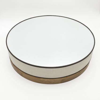 Brilagi - Luminaire LED BELLADONNA LED/36W/230V Ø 50 cm crème/chêne