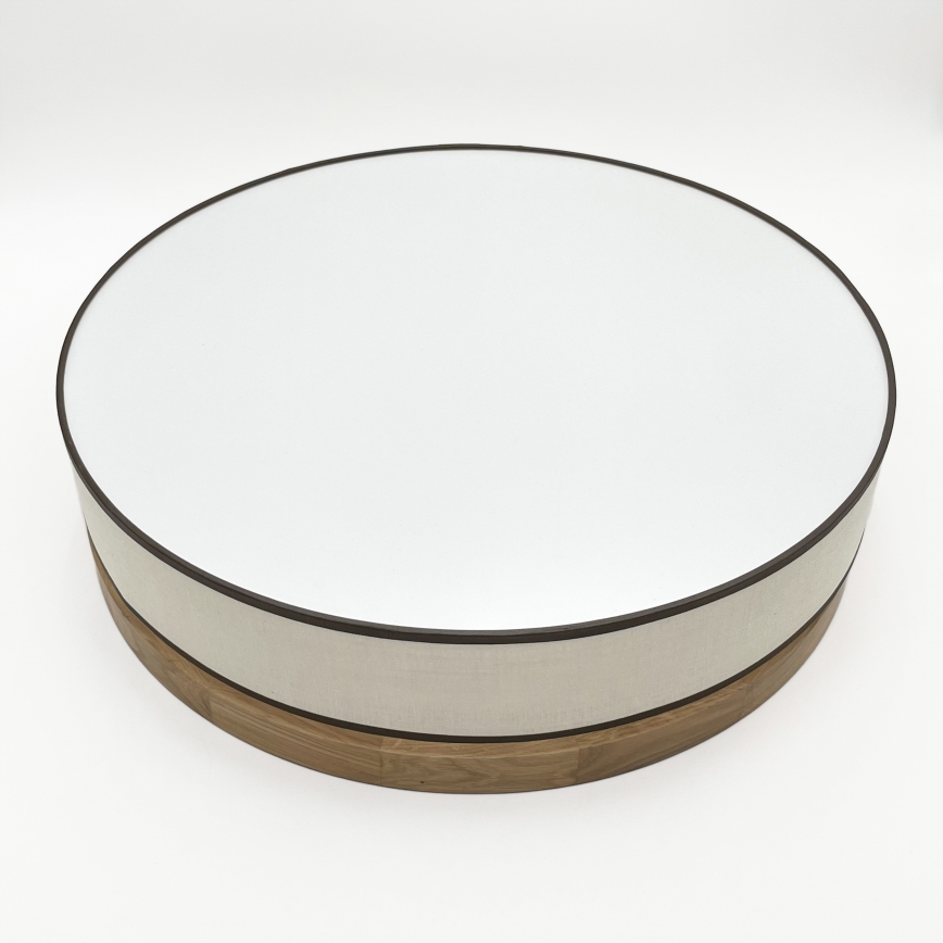 Brilagi - Luminaire LED BELLADONNA LED/36W/230V Ø 50 cm crème/chêne