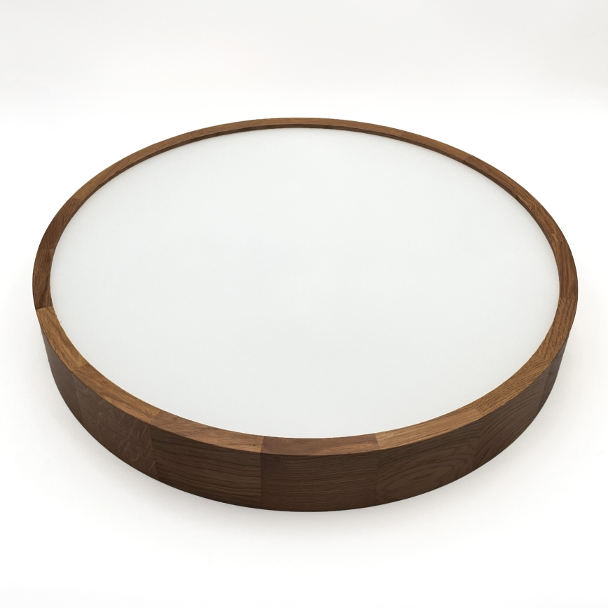 Brilagi - Luminaire LED de plafond CARVALHO 4xE27/60W/230V en chêne cerisier Ø 57,5 cm
