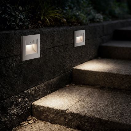 Brilagi - Luminaire LED pour escalier avec capteur STEP LIGHT LED/1,5W/230V IP44 blanc