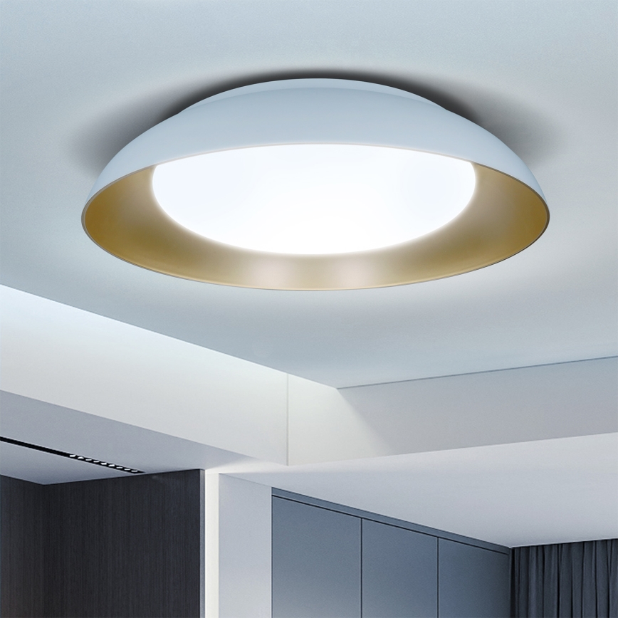 Brilagi - Plafonnier LED dimmable ALVA LED/48W/230V 3000-6500K Ø 51 cm blanc + télécommande