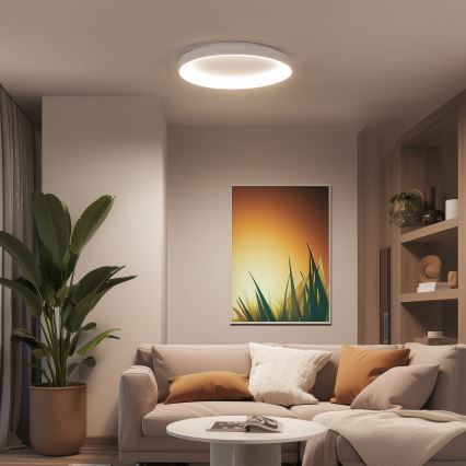 Brilagi - Plafonnier LED dimmable FALCON II LED/108W/230V 3000-6500K Ø 80 cm blanc + télécommande