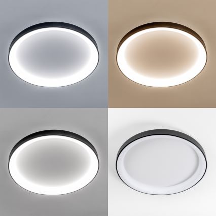 Brilagi - Plafonnier LED dimmable FALCON II LED/108W/230V 3000-6500K Ø 80 cm noir + télécommande