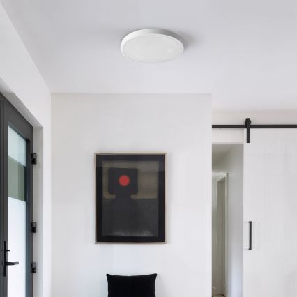 Brilagi - Plafonnier LED dimmable GLASS POOL DOUBLE LED/48W/230V 3000-6000K 40 cm blanc + télécommande