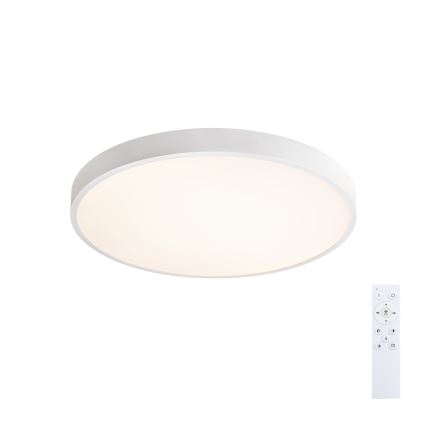 Brilagi - Plafonnier LED dimmable GLASS POOL DOUBLE LED/48W/230V 3000-6000K 40 cm blanc + télécommande