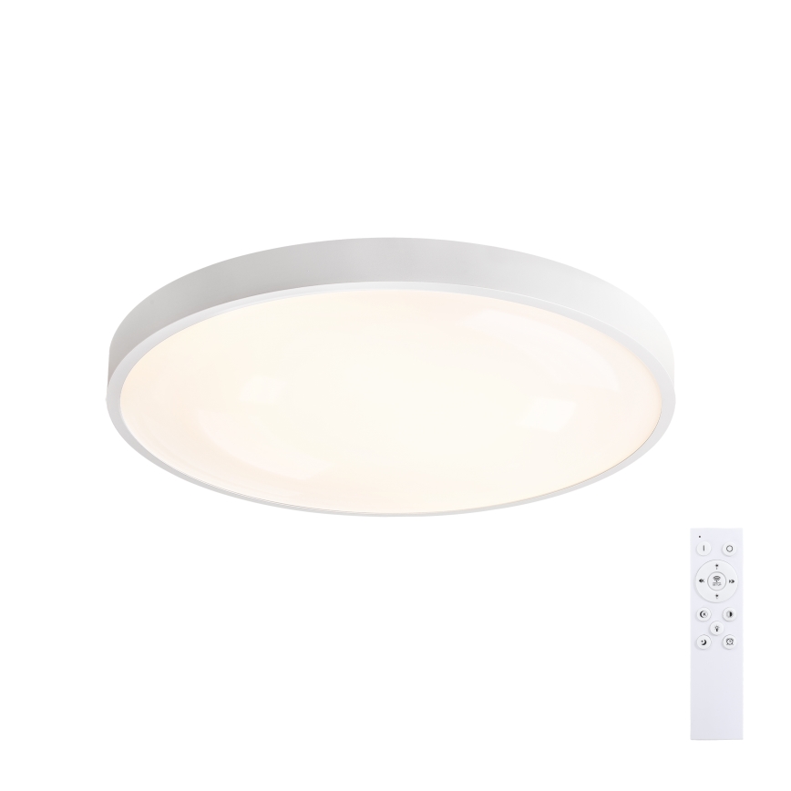 Brilagi - Plafonnier LED dimmable GLASS POOL DOUBLE LED/60W/230V 3000-6000K 50 cm blanc + télécommande