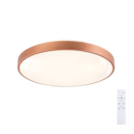 BRILAGI - LED plafonnier dimmable GLASS POOL DOUBLE LED/60W/230V Ø 50 cm cuivré + télécommande