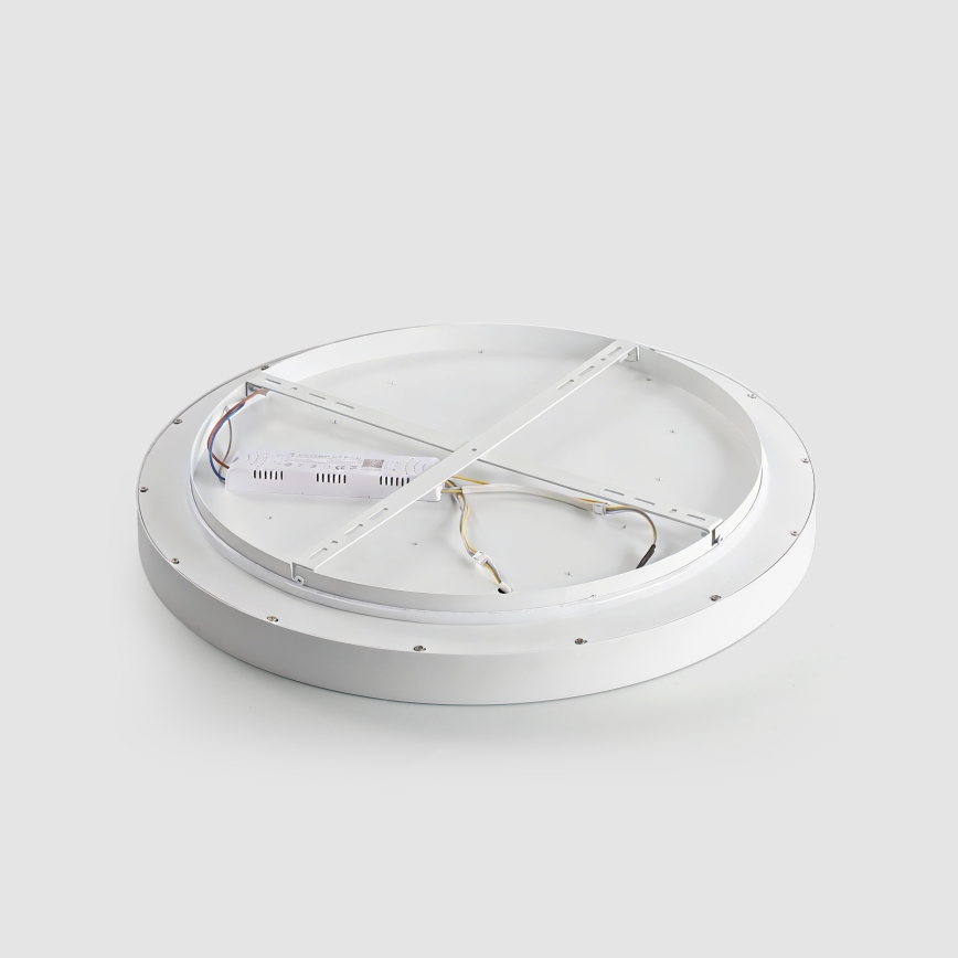 Brilagi - Plafonnier LED dimmable GLASS POOL DOUBLE LED/80W/230V 3000-6000K 60 cm blanc + télécommande