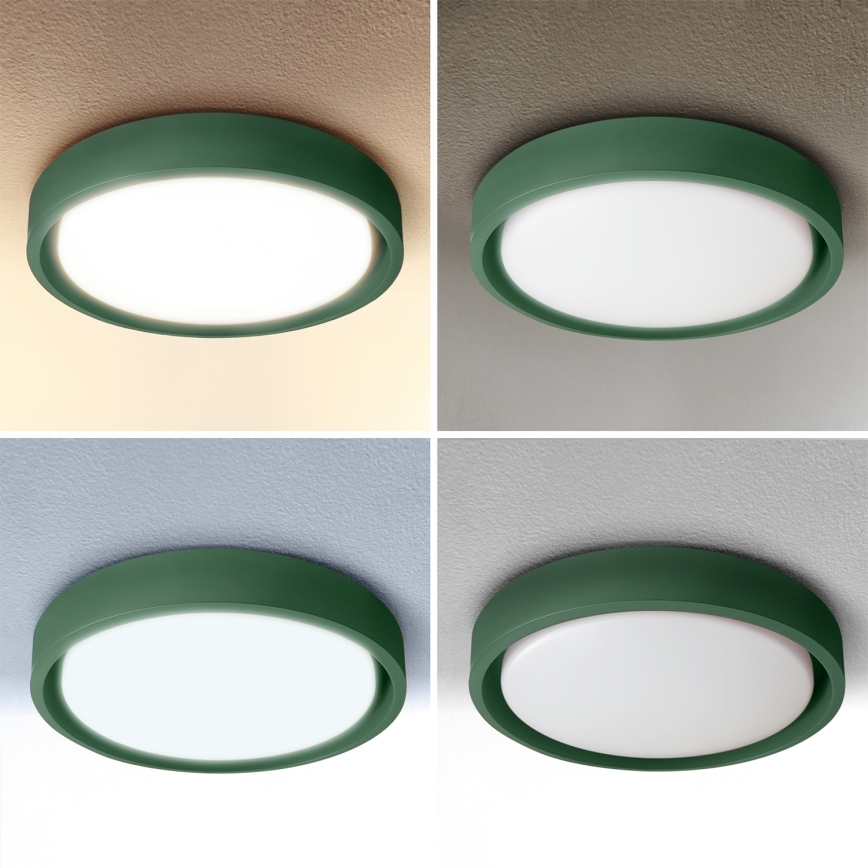 Brilagi - Plafonnier LED dimmable MATTEO LED/48W/230V 3000-6500K Ø 41 cm vert + télécommande