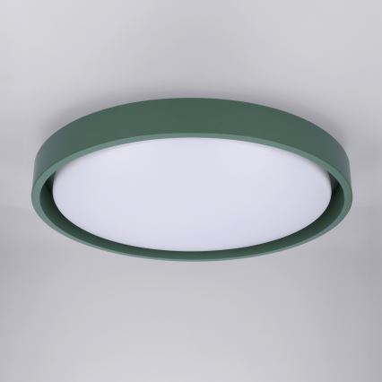 Brilagi - Plafonnier LED dimmable MATTEO LED/48W/230V 3000-6500K Ø 41 cm vert + télécommande