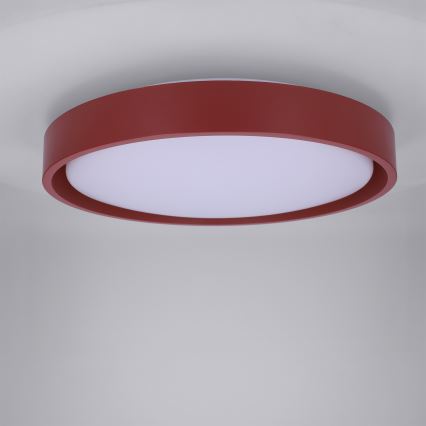 Brilagi - Plafonnier LED dimmable MATTEO LED/48W/230V 3000-6500K Ø 41 cm rouge + télécommande