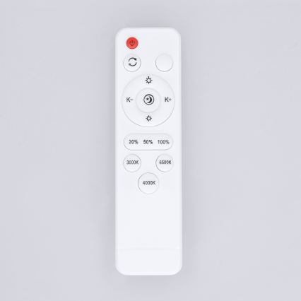 Brilagi - Plafonnier LED dimmable MATTEO LED/48W/230V 3000-6500K Ø 41 cm rouge + télécommande