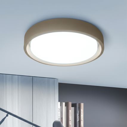 Brilagi - Plafonnier LED dimmable MATTEO LED/48W/230V 3000-6500K Ø 41 cm taupe + télécommande