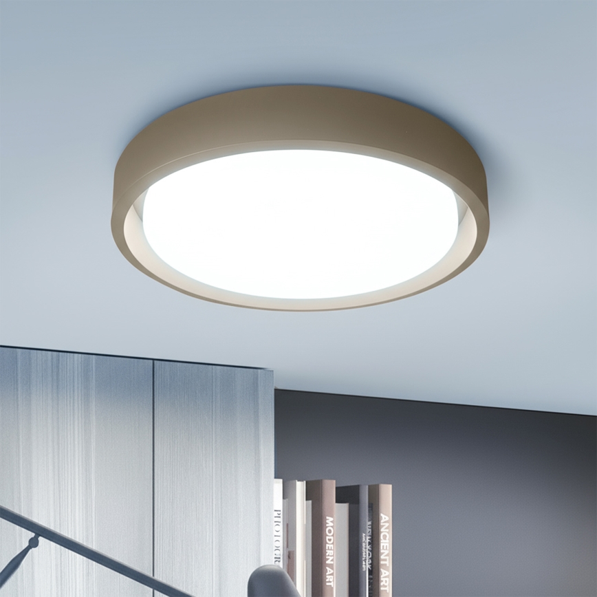 Brilagi - Plafonnier LED dimmable MATTEO LED/48W/230V 3000-6500K Ø 41 cm taupe + télécommande