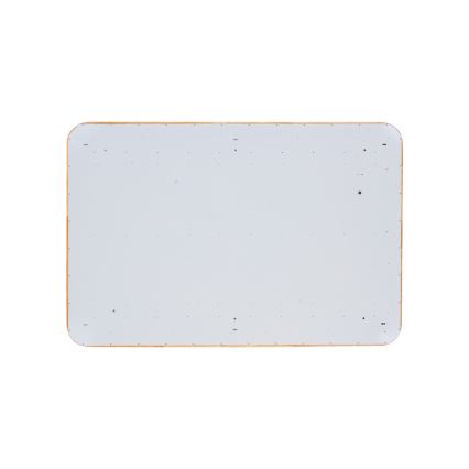 BRILAGI - Plafonnier LED dimmable MOLINA SQUARE LED/128W/230V 3000-6000K chêne 90x60 cm + télécommande