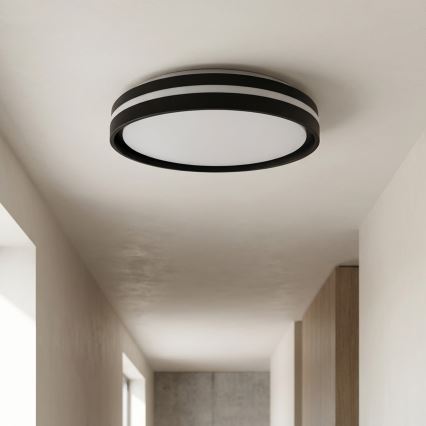 Brilagi - Plafonnier LED dimmable NAOMI LED/48W/230V 3000-6500K Ø 39 cm noir + télécommande