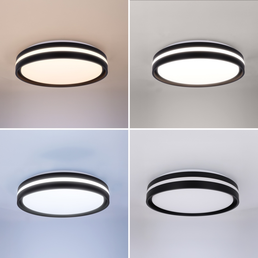 Brilagi - Plafonnier LED dimmable NAOMI LED/48W/230V 3000-6500K Ø 39 cm noir + télécommande