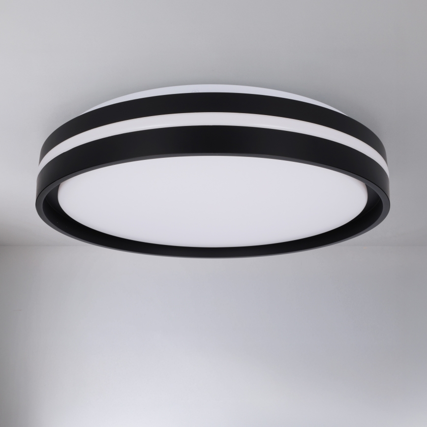 Brilagi - Plafonnier LED dimmable NAOMI LED/48W/230V 3000-6500K Ø 39 cm noir + télécommande