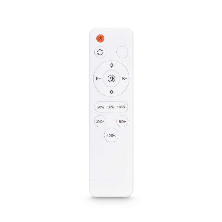 Brilagi - Plafonnier LED dimmable PILANA LED/48W/230V 3000-6500K chêne/blanc 42x42 cm + télécommande