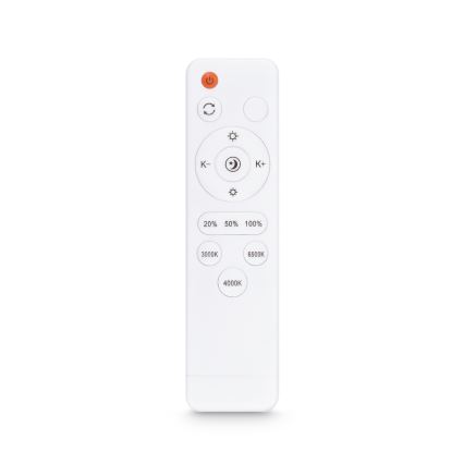 Brilagi - Plafonnier LED dimmable PILANA LED/48W/230V 3000-6500K chêne/noir 42x42 cm + télécommande