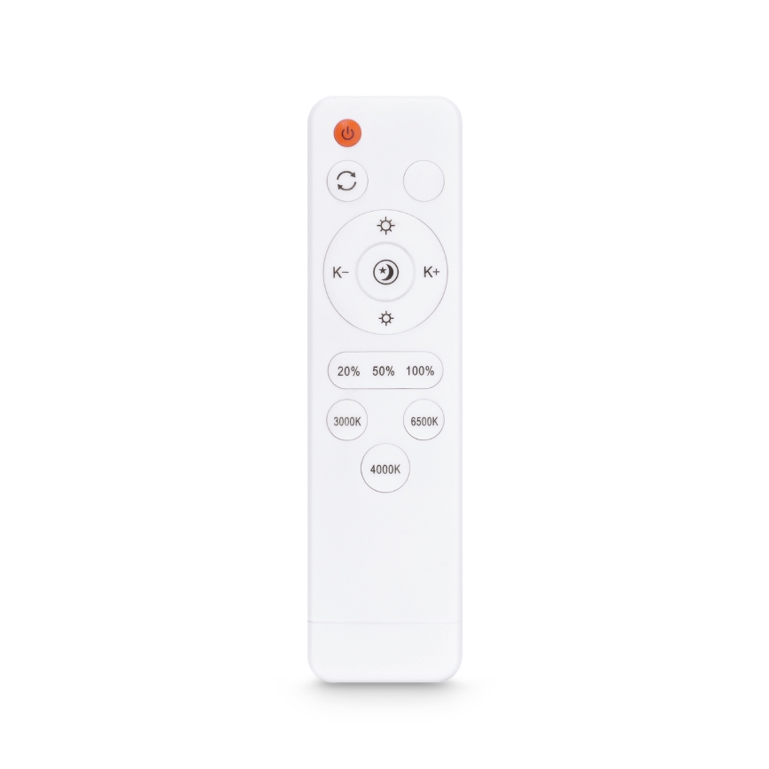 Brilagi - Plafonnier LED dimmable PILANA LED/48W/230V 3000-6500K chêne/noir 42x42 cm + télécommande