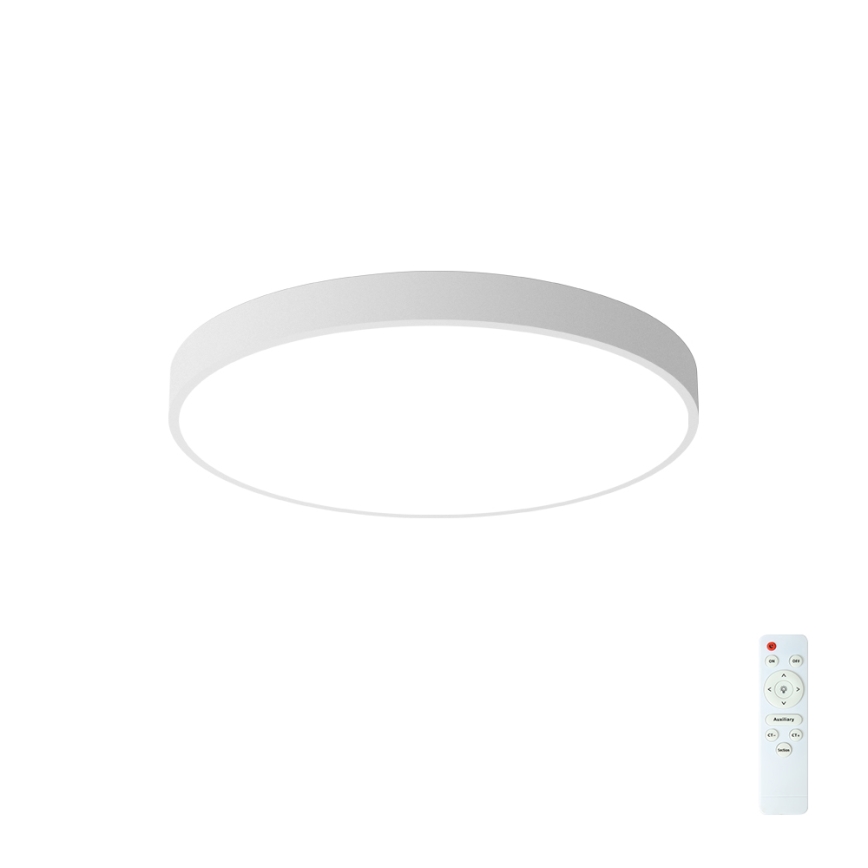 Brilagi - Plafonnier LED dimmable POOL LED/60W/230V 3000-6000K diam. 60 cm blanc + télécommande