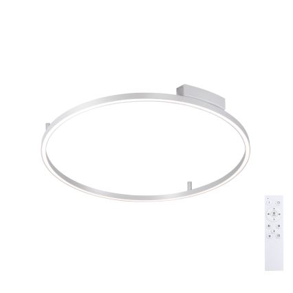 Brilagi - Plafonnier LED dimmable PORTOFINO LED/60W/230V 3000-6000K Ø 80 cm argenté + télécommande