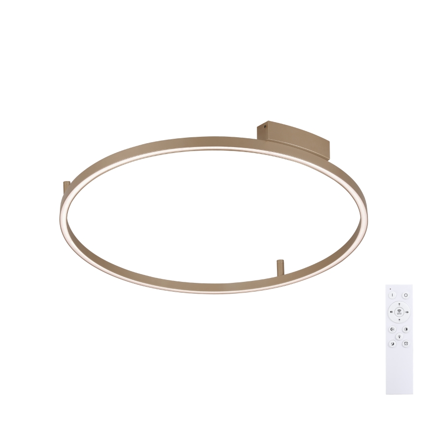Brilagi - Plafonnier LED dimmable PORTOFINO LED/60W/230V 3000-6000K Ø 80 cm beige + télécommande