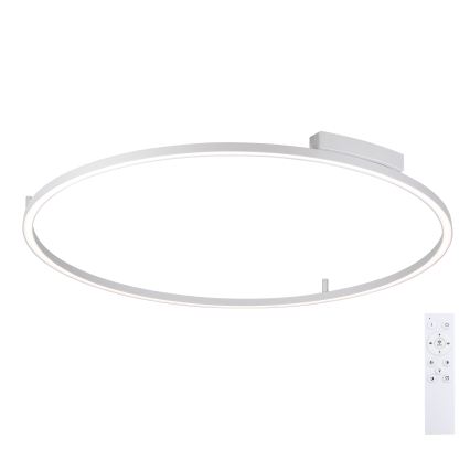 Brilagi - Plafonnier LED dimmable PORTOFINO LED/85W/230V 3000-6000K Ø 120 cm argenté + télécommande