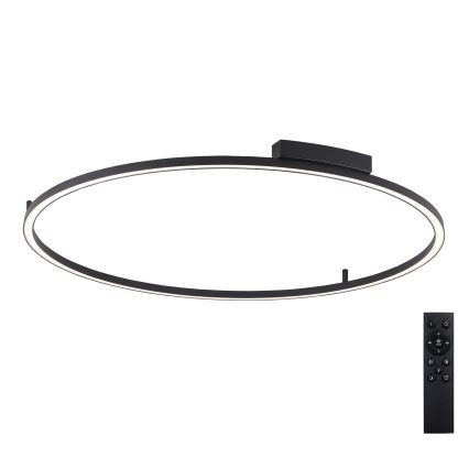 Brilagi - Plafonnier LED dimmable PORTOFINO LED/85W/230V 3000-6000K Ø 120 cm noir + télécommande