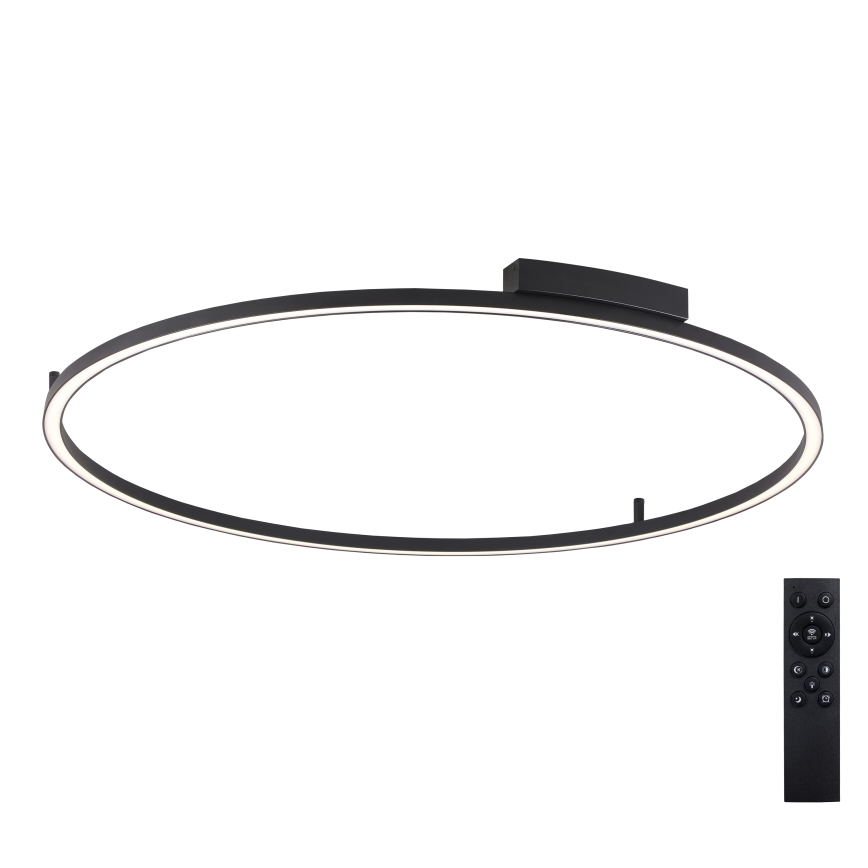 Brilagi - Plafonnier LED dimmable PORTOFINO LED/85W/230V 3000-6000K Ø 120 cm noir + télécommande