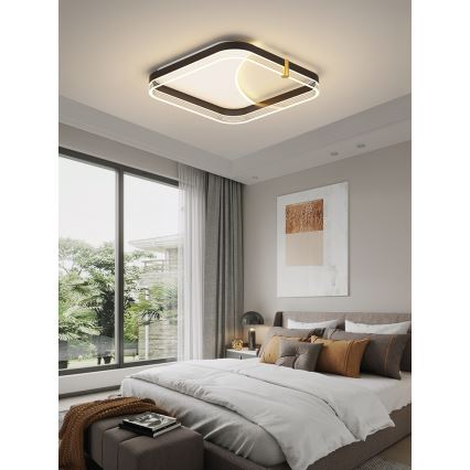 Brilagi - Plafonnier LED dimmable SIRELI LED/56W/230V 3000-6000K 40x40 cm + télécommande