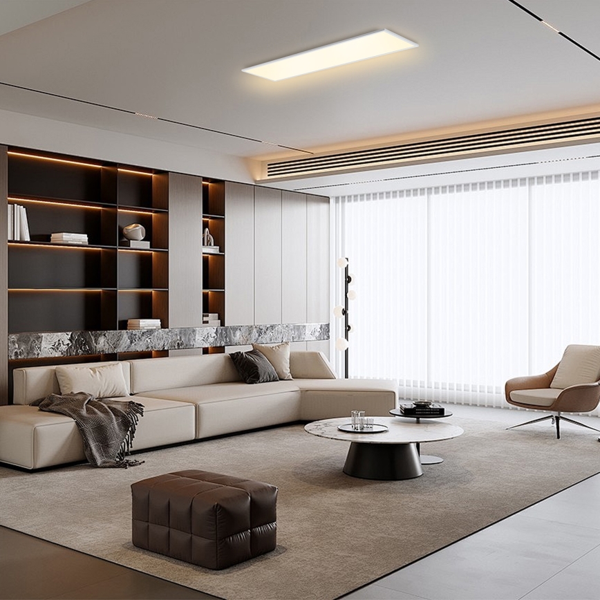 Brilagi - Plafonnier LED dimmable SLIMFRAME LED/58W/230V 120x30 cm 3000-6000K blanc + télécommande