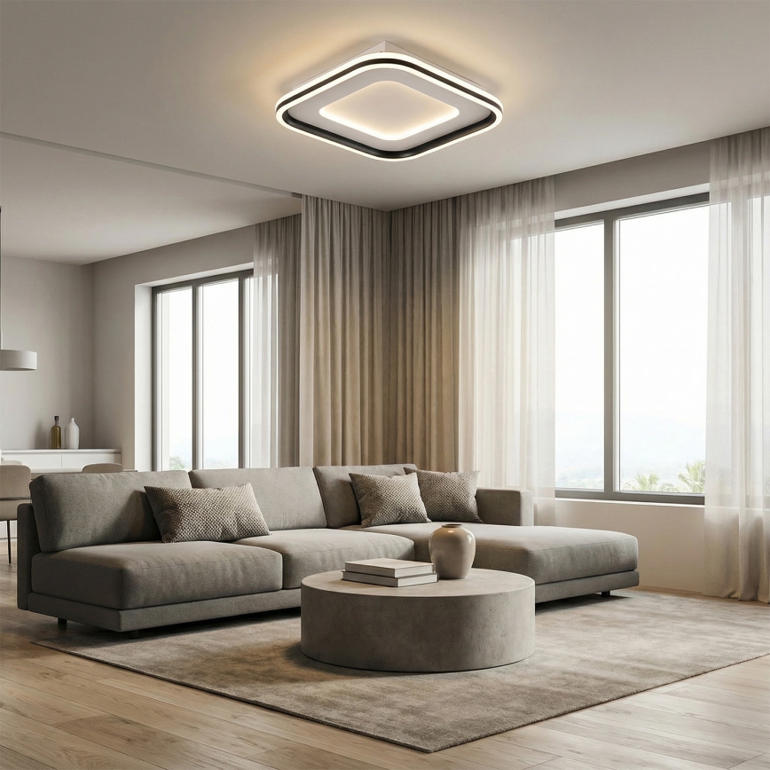 Brilagi - Plafonnier LED dimmable TRIVARO LED/88W/230V 3000-6000K 40x40 cm + télécommande