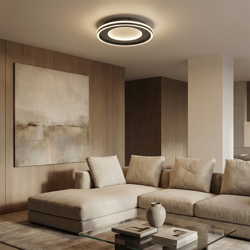 Brilagi - Plafonnier LED gradable TRIVARO LED/72W/230V 3000-6000K Ø 40 cm + télécommande